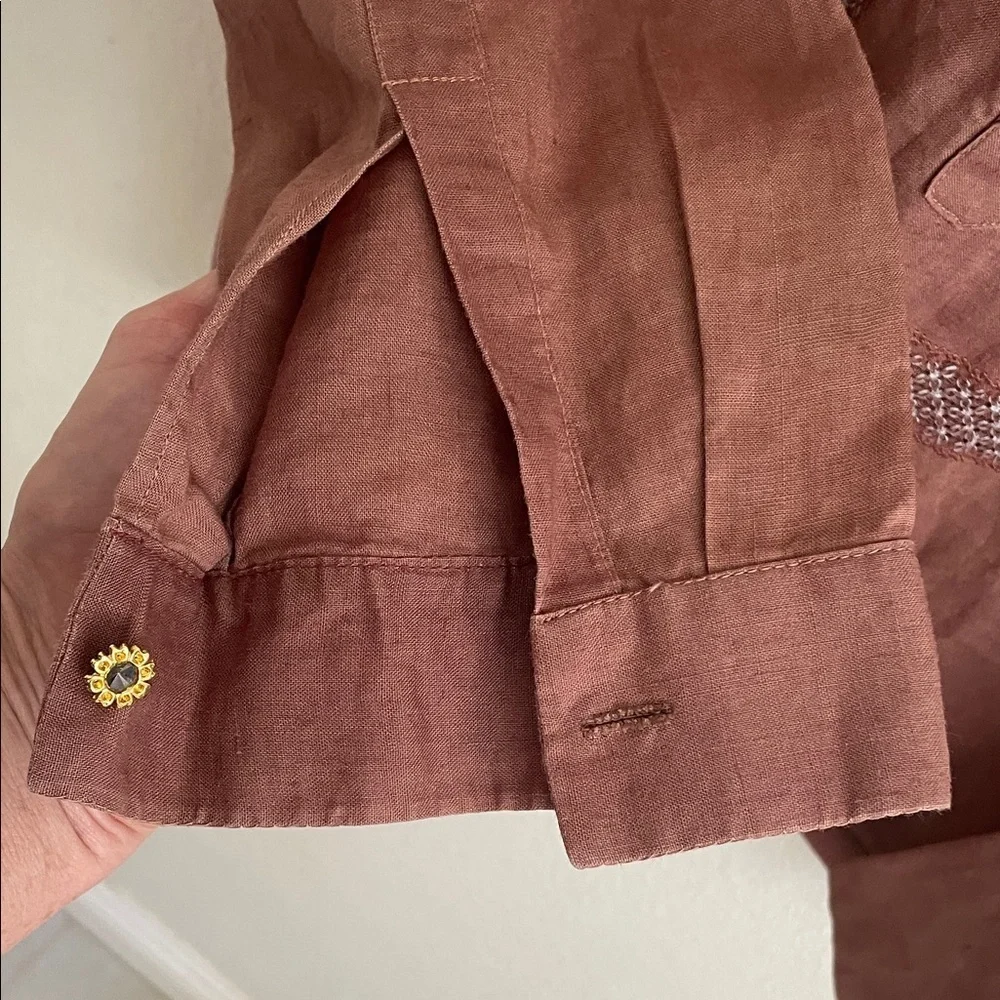 Men's Brown Long Sleeve Shirt